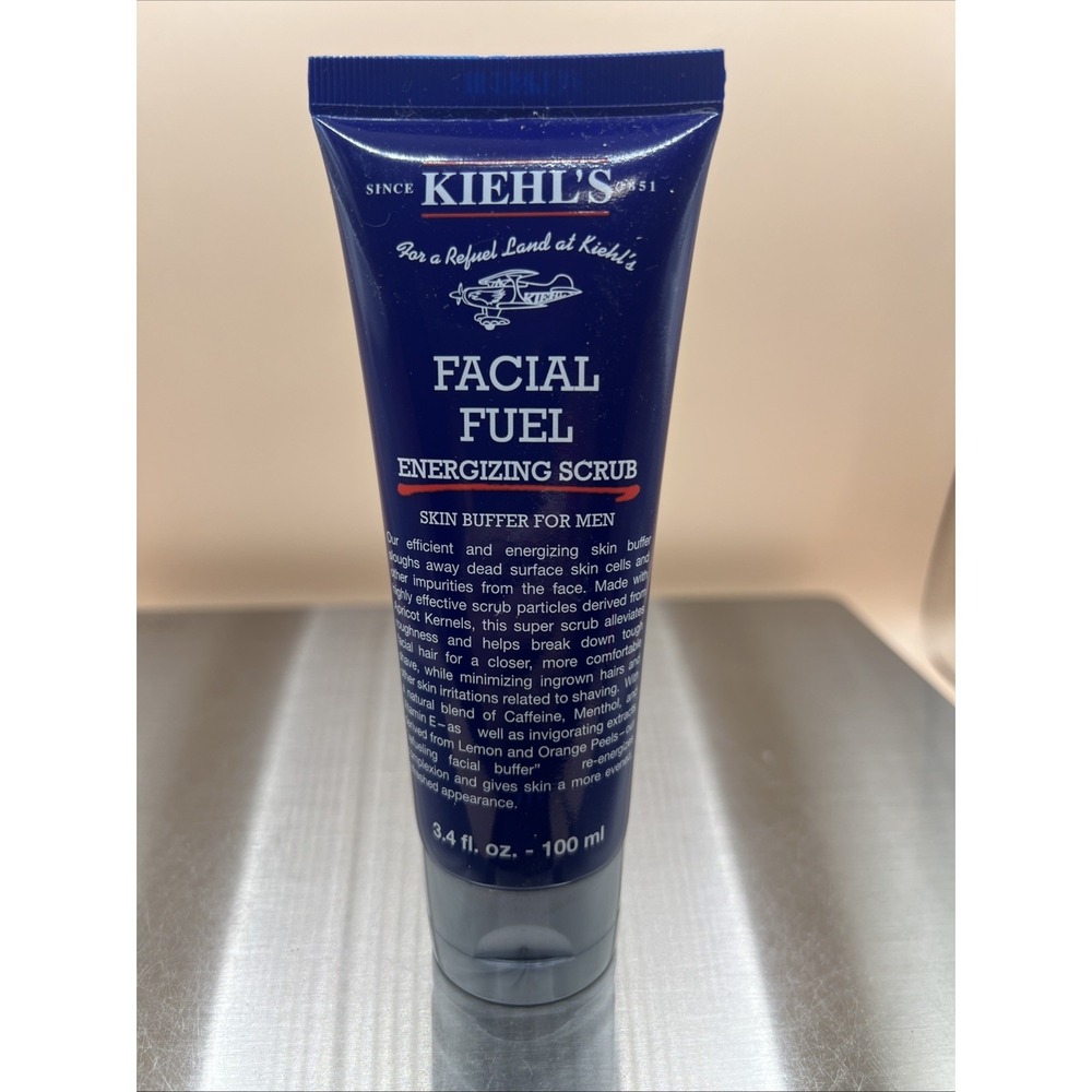 Kiehl's‎ Facial Fuel Energizing Scrub Skin Buffer For Men - 3.4 fl oz New Sealed